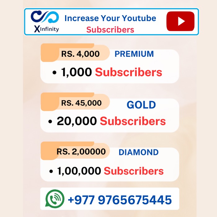 Youtube Subscriber Packages